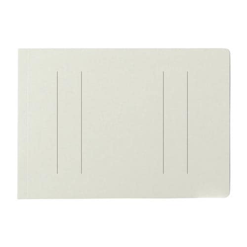 フラットファイルA5E縦罫線タイプ グレー