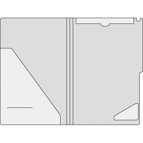 ビジカル フラップ式ホルダーFH−300Bイエロー