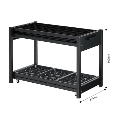 傘立て伸縮式 36−72本用 ブラック