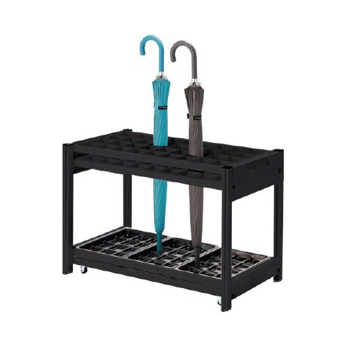 傘立て伸縮式 36−72本用 ブラック