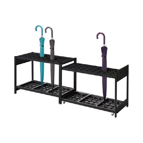 傘立て伸縮式 36−72本用 ブラック