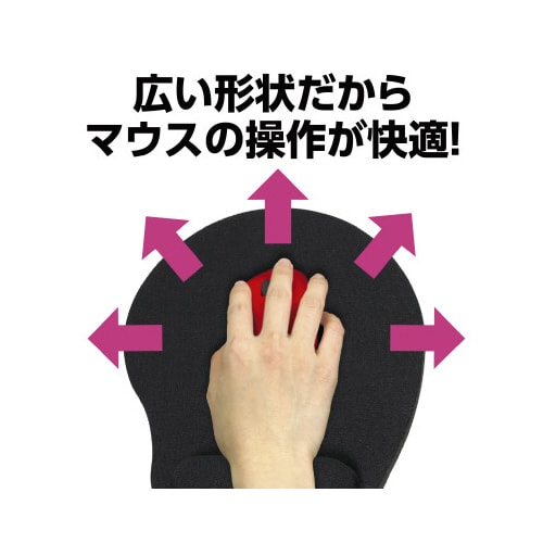 リストレスト付きマウスパッド