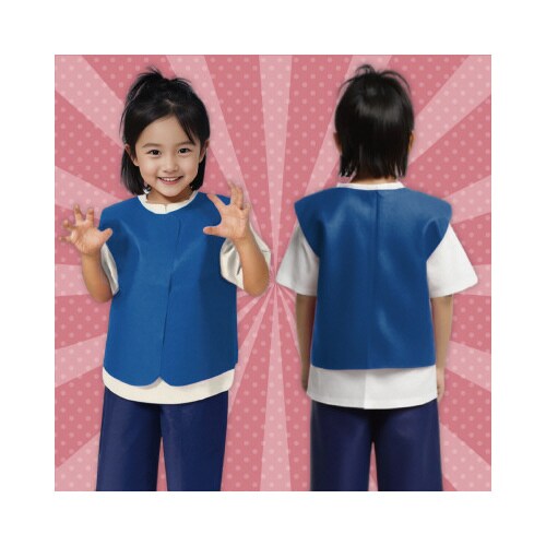 衣装 不織布ベスト 青