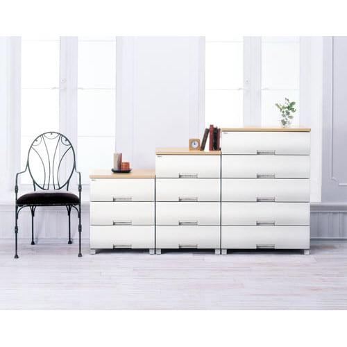 フィッツプラス 幅55×高さ85cm メープル4段