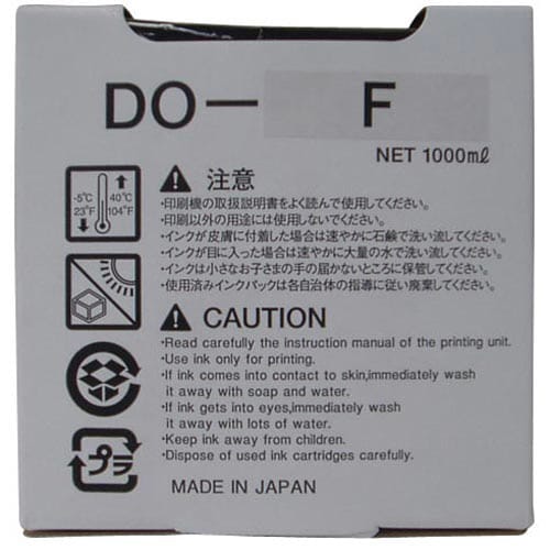 印刷機用汎用インク DO−F ブラック(6個入)