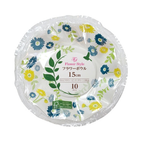 リトルフラワーボウル 15cm 10枚入