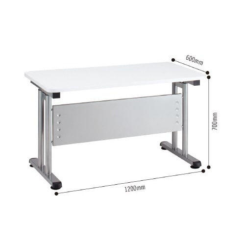 昇降テーブル 幅1200ホワイト