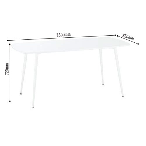 グロステーブルオーバル型 幅1600