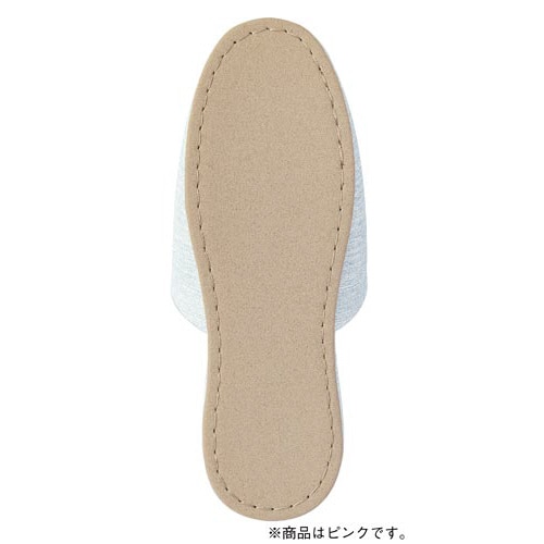 拭くだけお手入れのビニールスリッパ ピンク