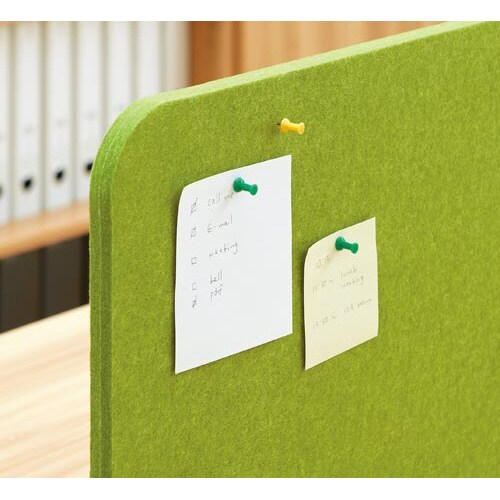 フェルトデスクトップパネル 幅1000用 抹茶G