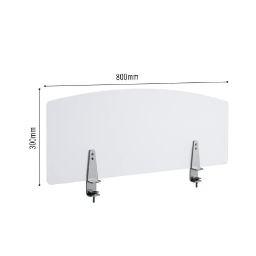 アクリルデスクトップパネル300 W800フロスト