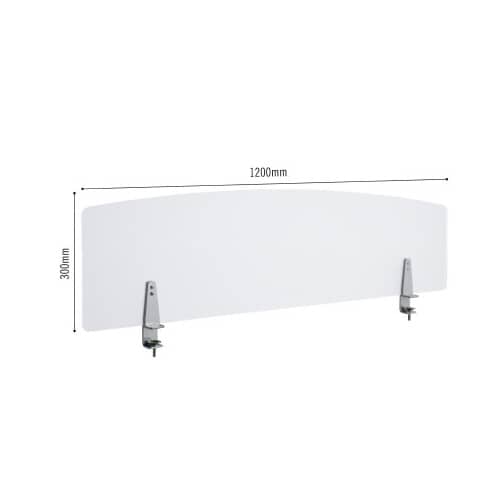 アクリルデスクトップパネル300W1200フロスト