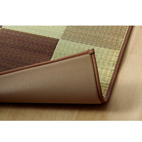 ブロック2 ブラウン 191×250cm