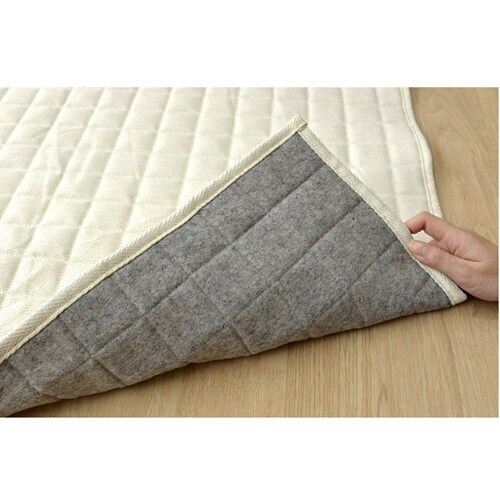 コルム アイボリー 185×185cm