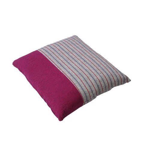 筑後 座布団 エンジ 55×59cm2P