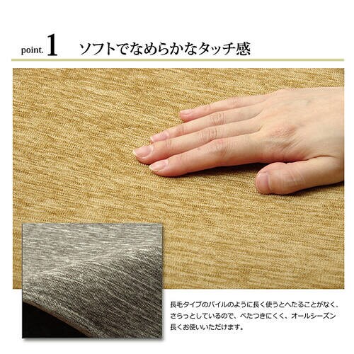 モデルノ ラグ グレー 130×185cm