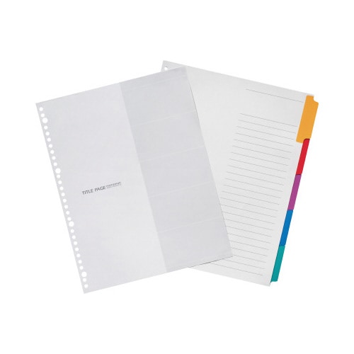 ラミネートタブインデックスA4 30穴5山×10