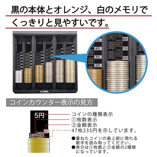 コインカウンター ブラック
