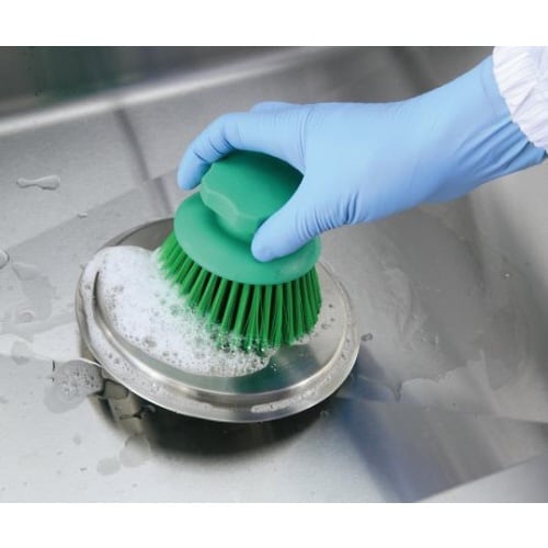 サニーフーズHACCPブラシ ハンドブラシ丸型緑