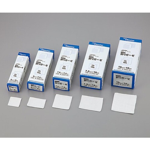 ベスケア 折りガーゼ 75×75mm