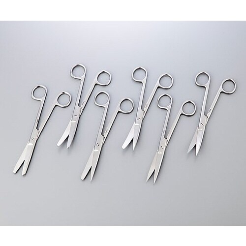 外科剪刀 両尖・曲 180mm