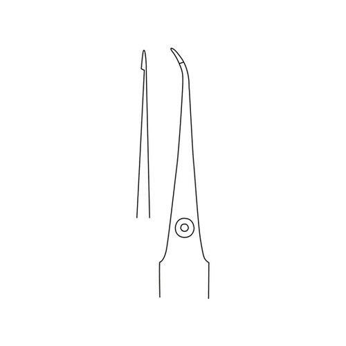 マイクロピンセット反 7−8189−04