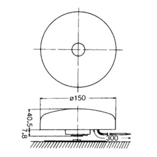 DC24V/150mm火災報知用ベル