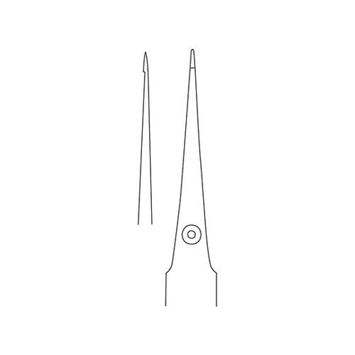 マイクロピンセット 直 7−8190−01