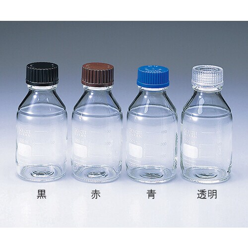 ねじ口瓶丸白 0172001503A透明蓋