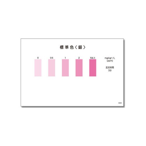 パックテスト (R) (簡易水質検査器具) 銀