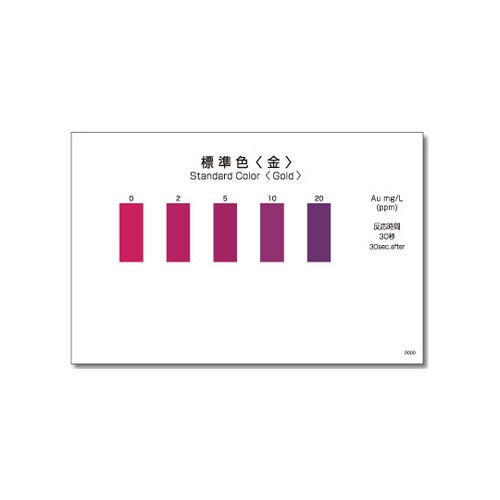 パックテスト (R) (簡易水質検査器具) 金