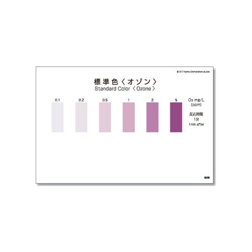 パックテスト(R)(簡易水質検査器具) オゾン