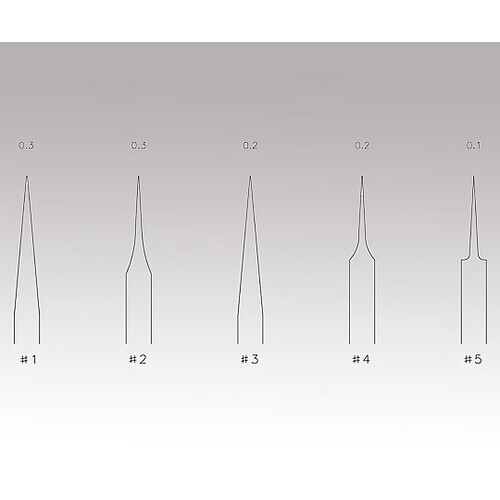 マイクロピンセット 120mm No.1