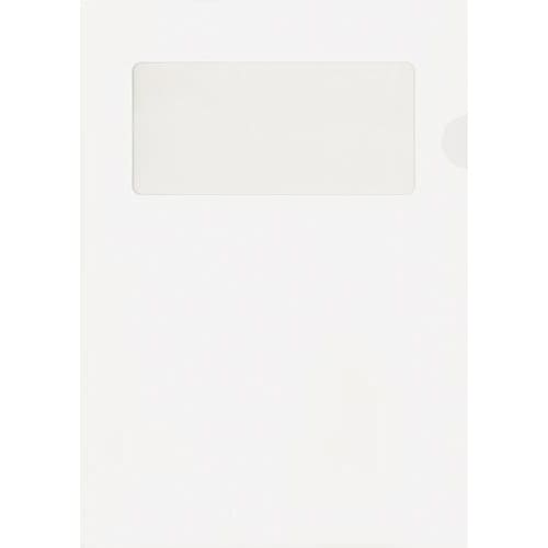 紙製ホルダー クリヤーホルダー型A4窓付 10枚