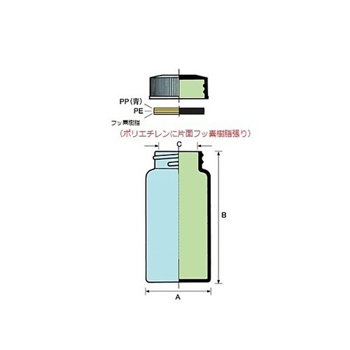 TSスクリュー管瓶No.2 透明