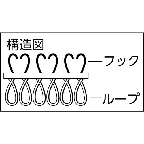 マジック結束テープ 両面 白 40mm×25m