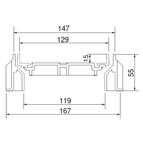 メジスルー(トラップなし)(タイル目地ユニット)