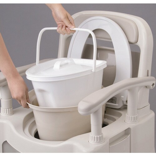 ポータブルトイレ (座楽) (背もたれ型SP)