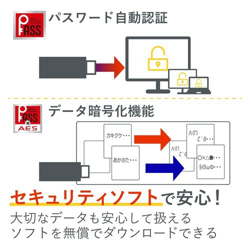 USBメモリー/データ復旧/32GB/ブラック