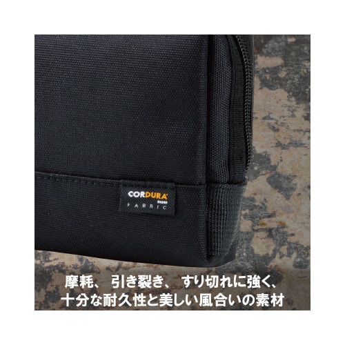 ガジェットポーチ 耐久性 黒