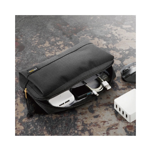 ガジェットポーチ 耐久性 黒