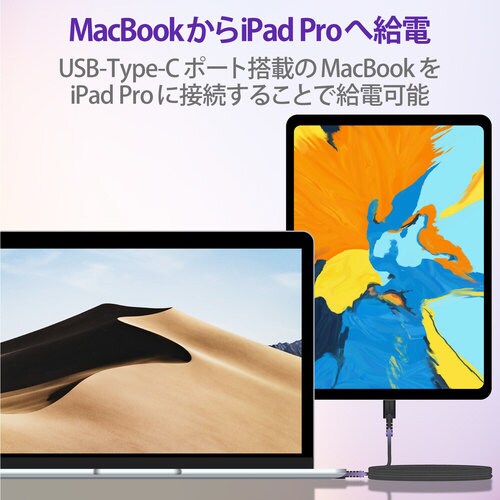 USBケーブル C−C 高耐久 2.0m ブラック