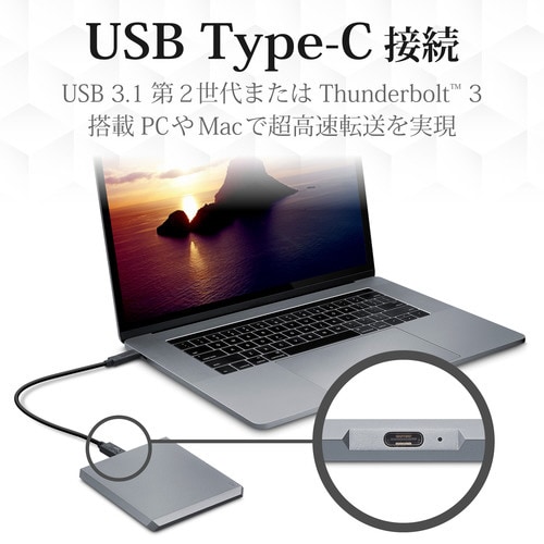 LaCie Type−C対応ハードディスク 2TB