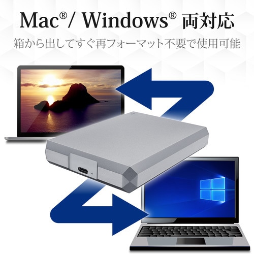 LaCie Type−C対応ハードディスク 4TB