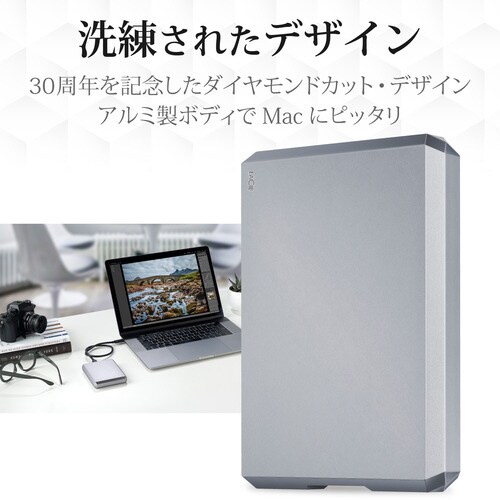 LaCie Type−C対応ハードディスク 5TB