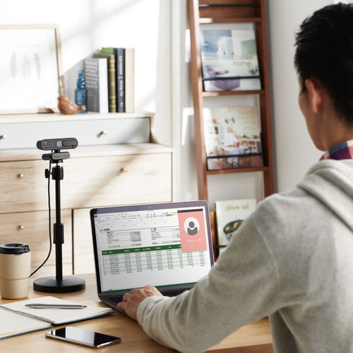 WEBカメラ用スタンド 卓上 支柱伸縮