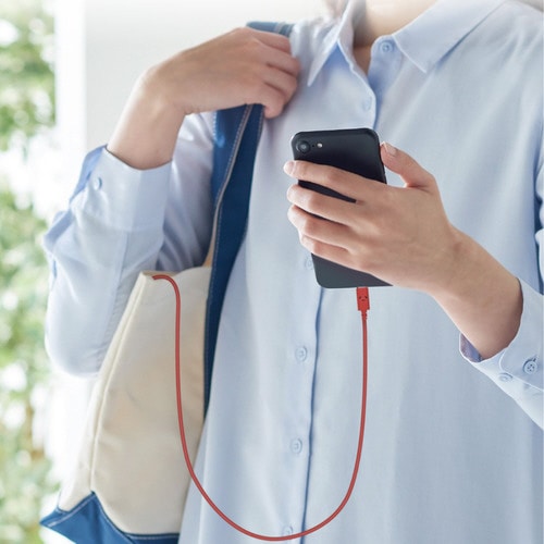 TypeCケーブル A−C 1.2m レッド