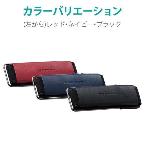 スマホバンド/レザー/スタンド機能/ブラック