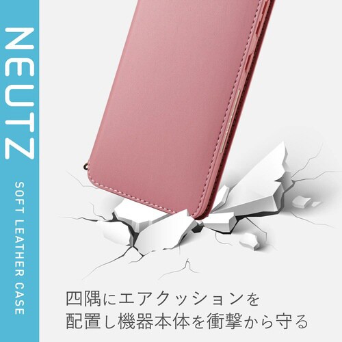 Galaxy A21/手帳ケース/磁石付/ピンク