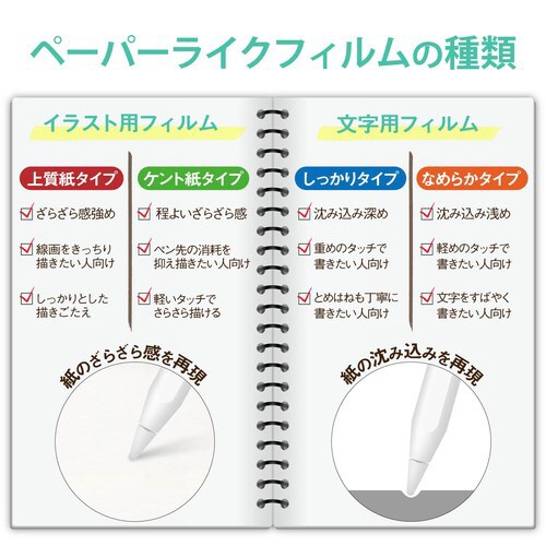 iPadAir10.9/ペーパーライク/文字用